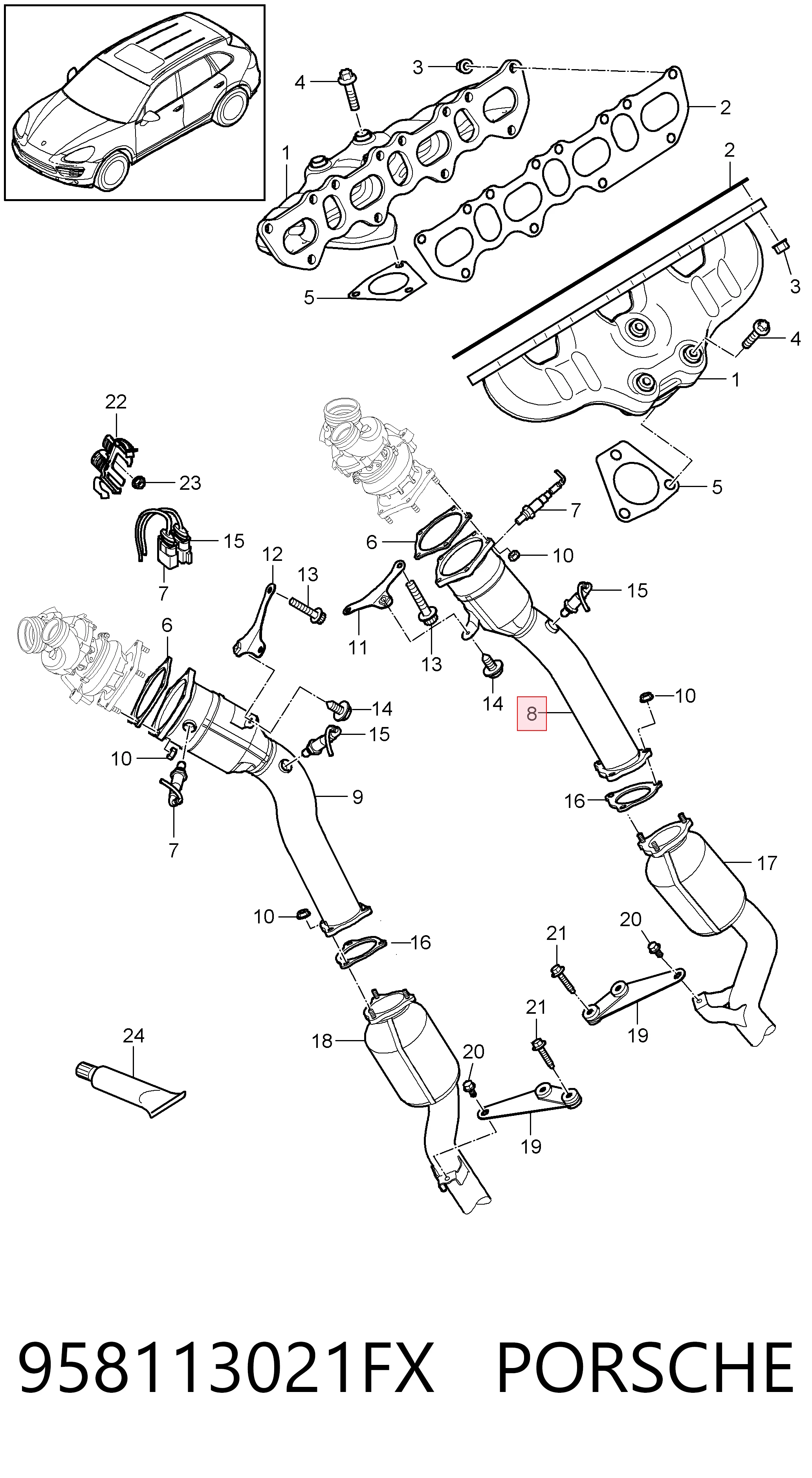 958113021FX Porsche