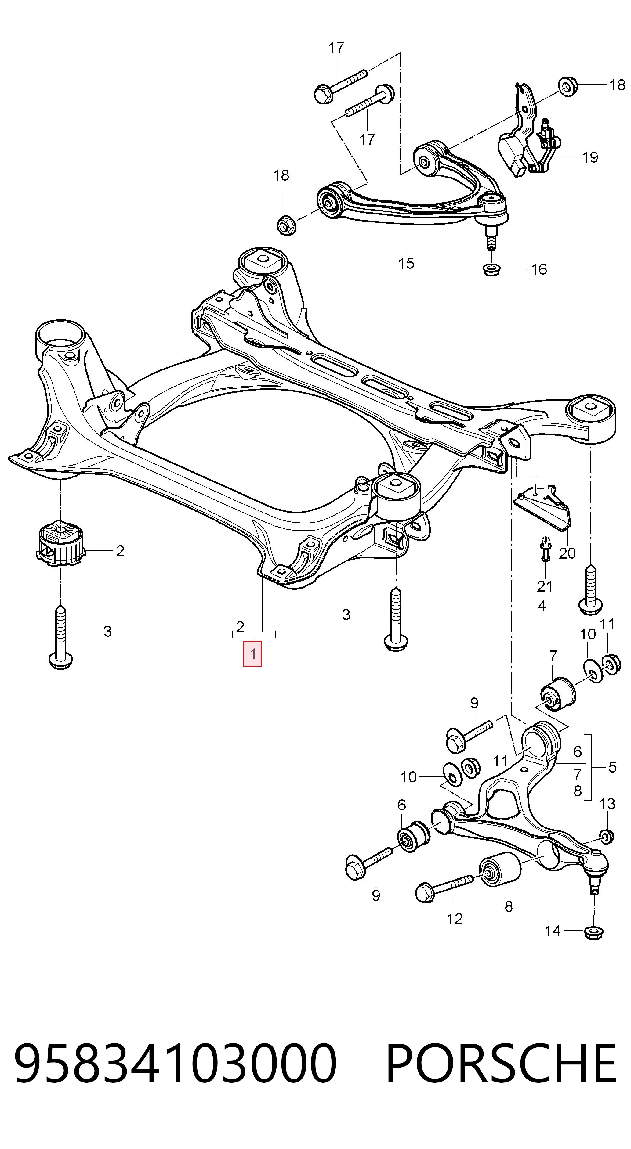 95834103000 Porsche