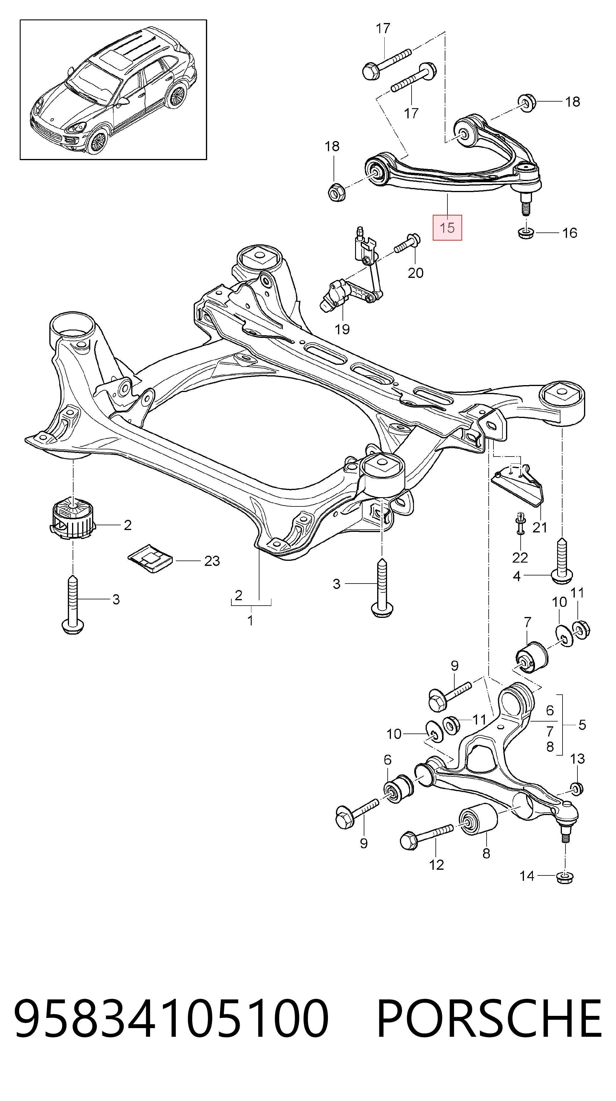95834105100 Porsche