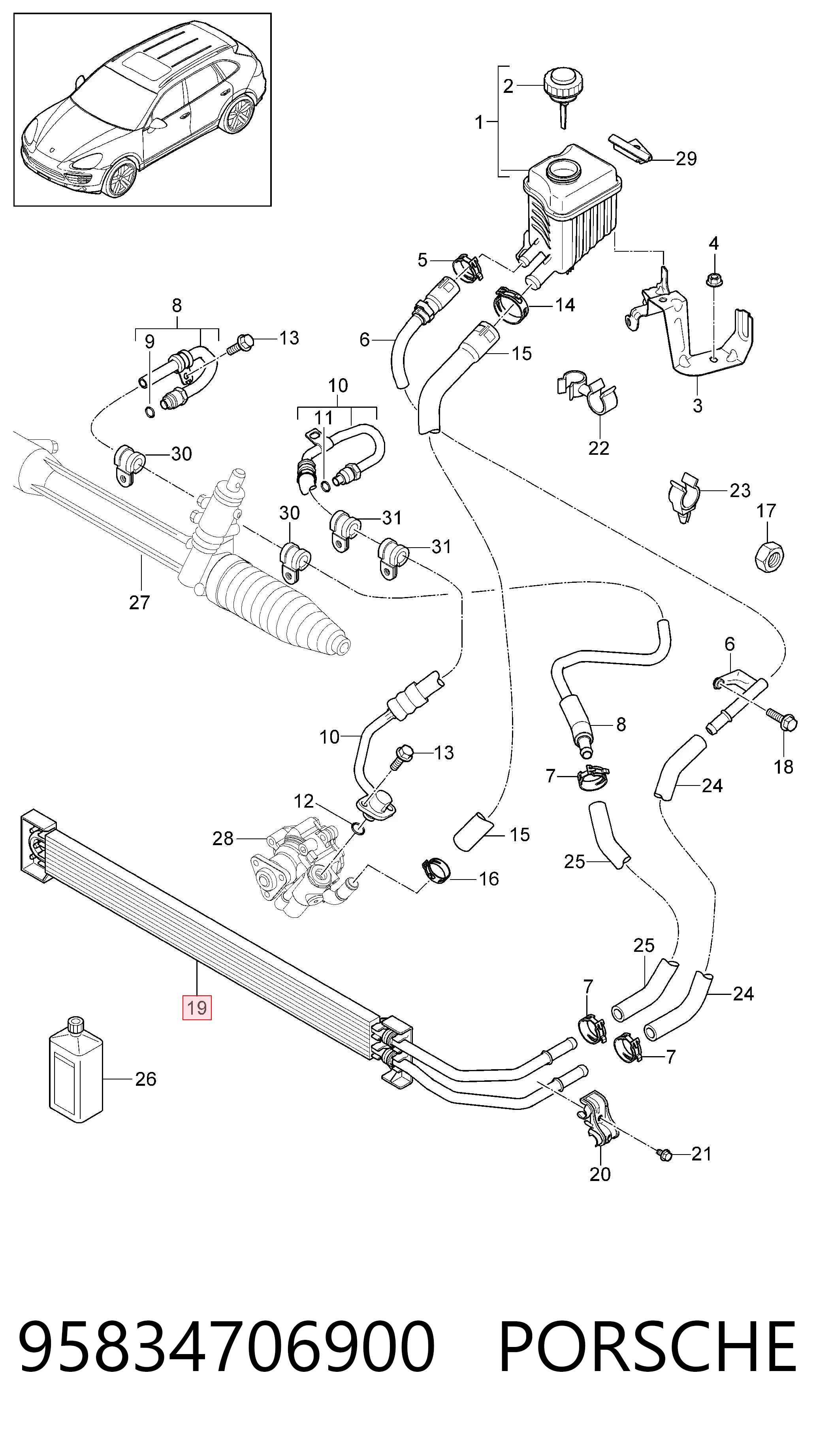 95834706900 Porsche