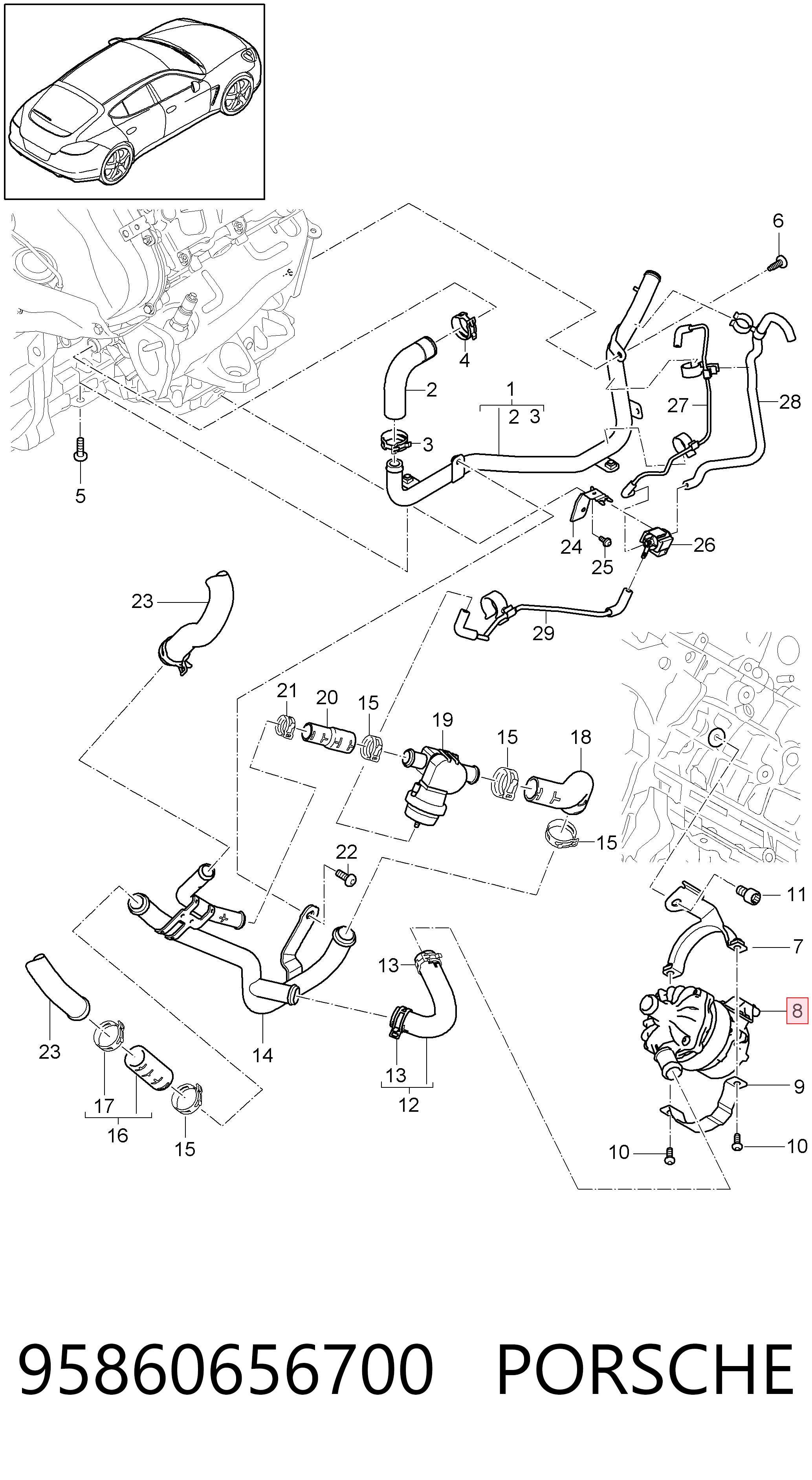 95860656700 Porsche