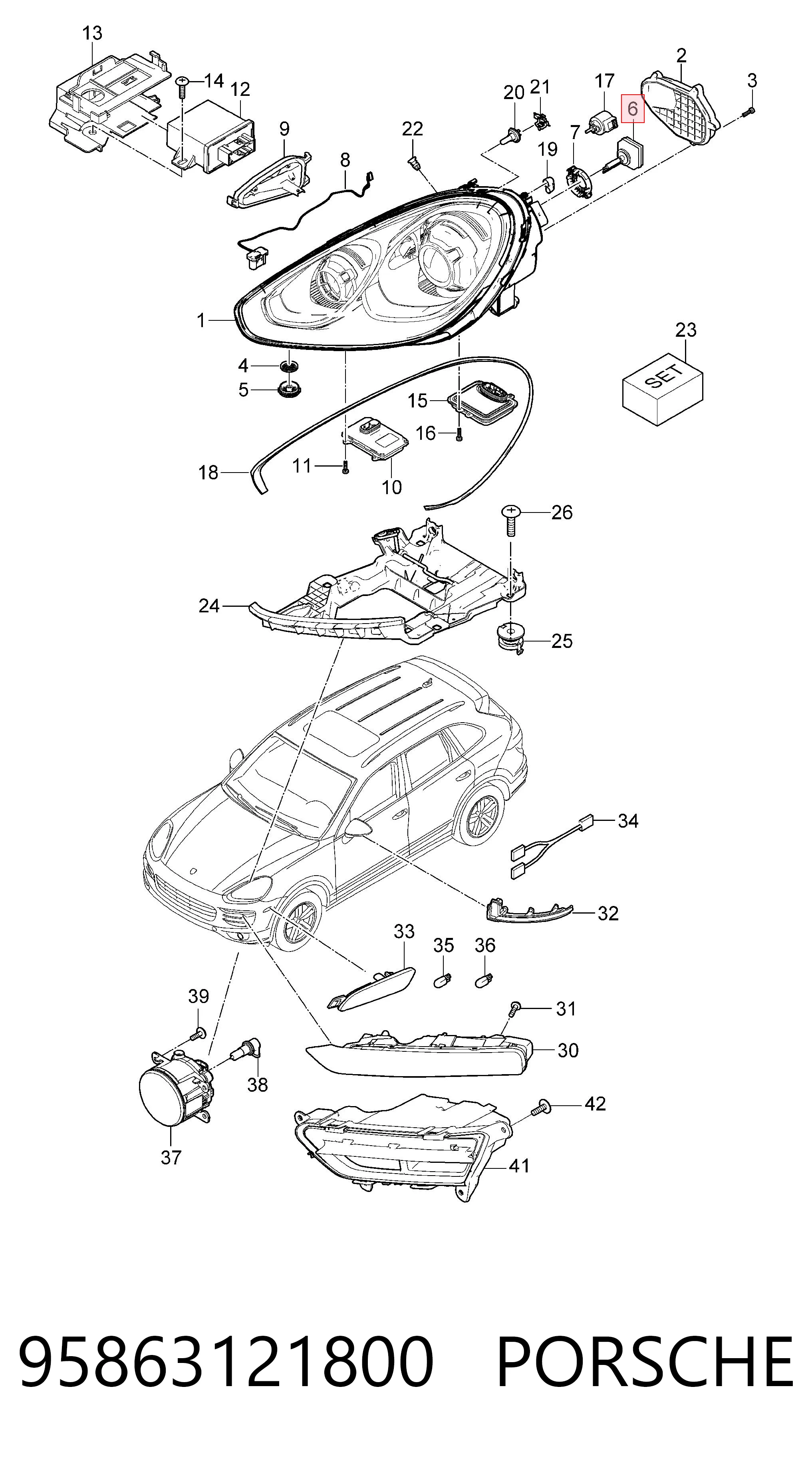 95863121800 Porsche