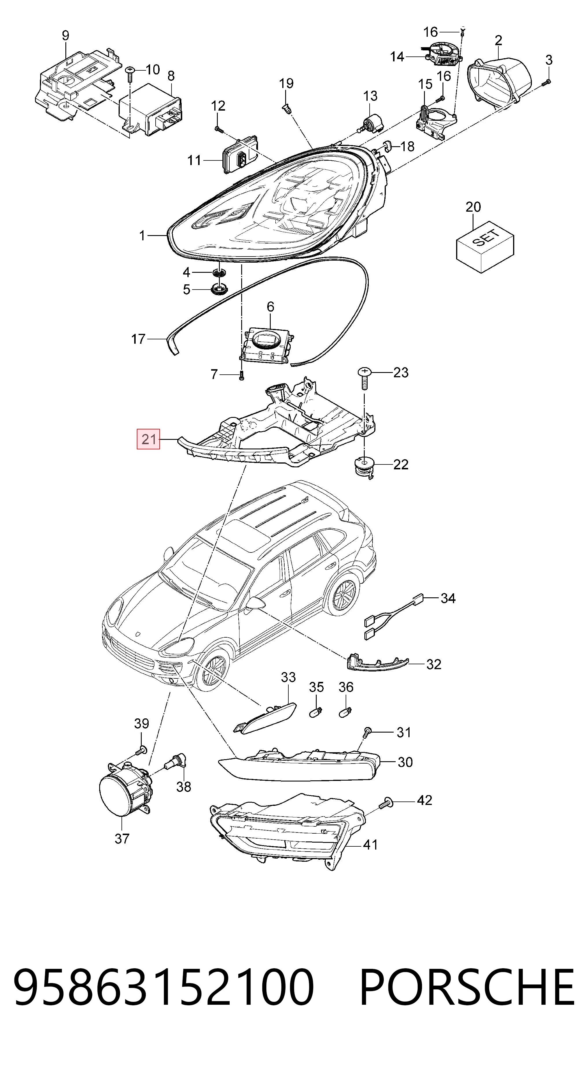 95863152100 Porsche
