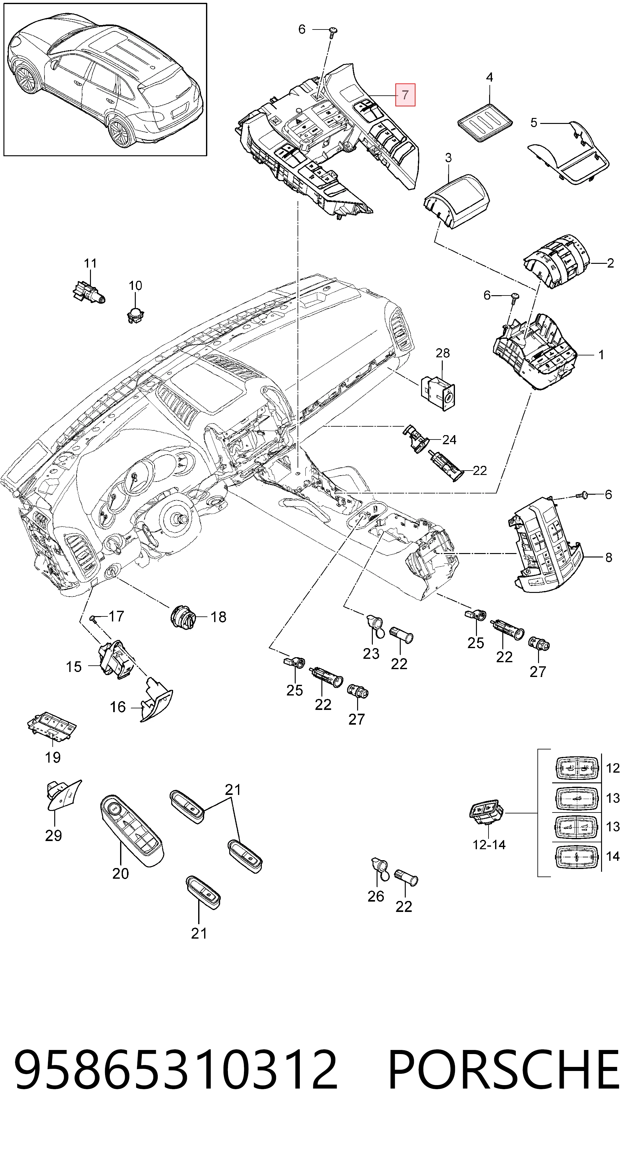 95865310312 Porsche