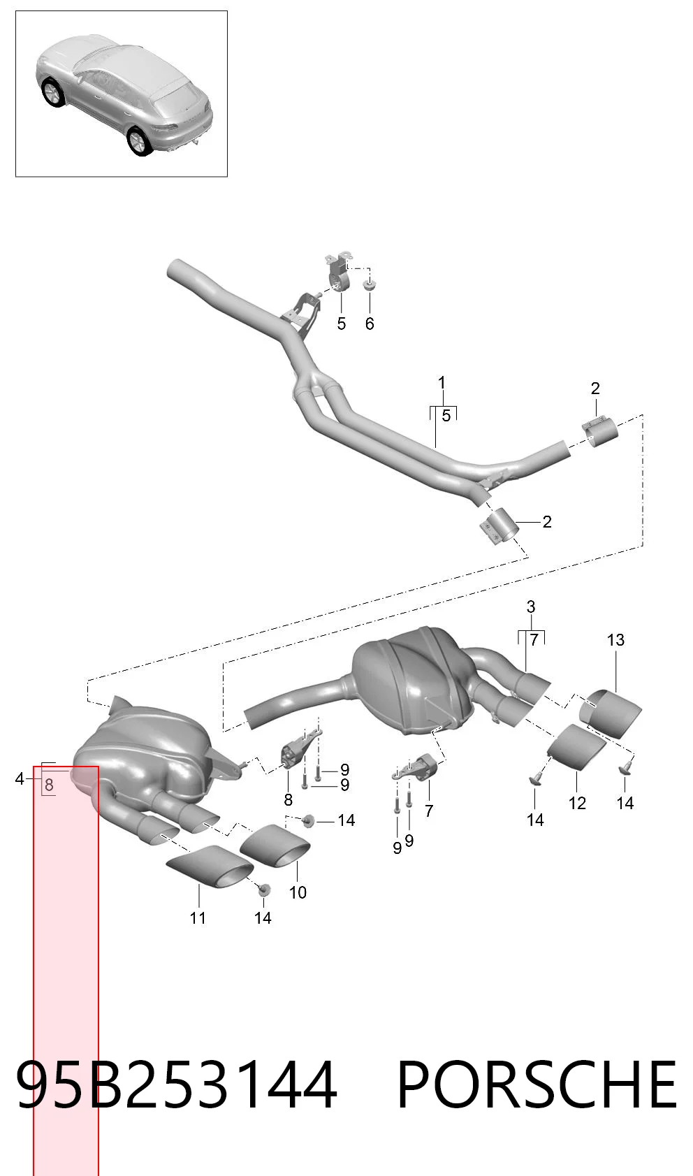 95B253144 Porsche