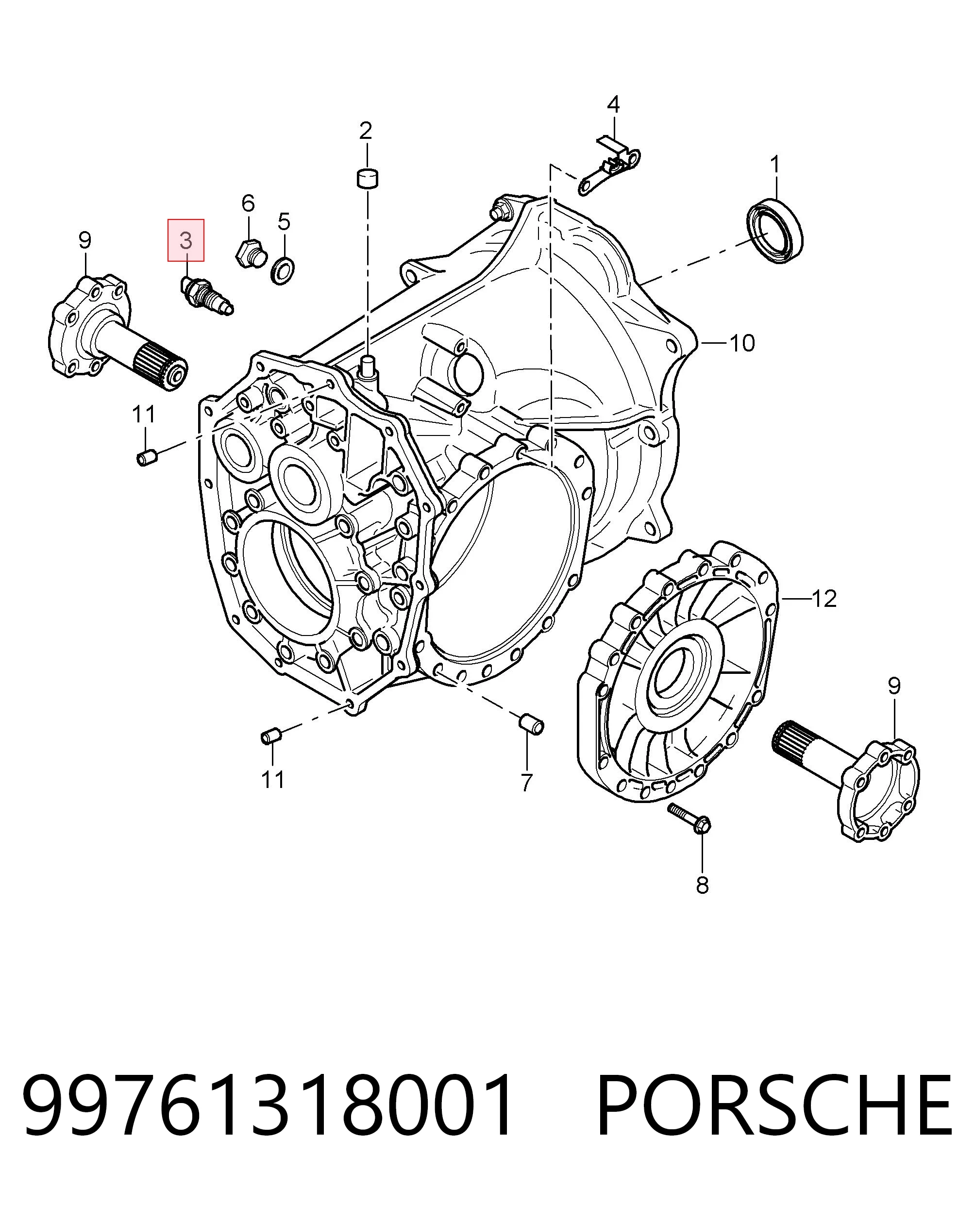 99761318001 Porsche