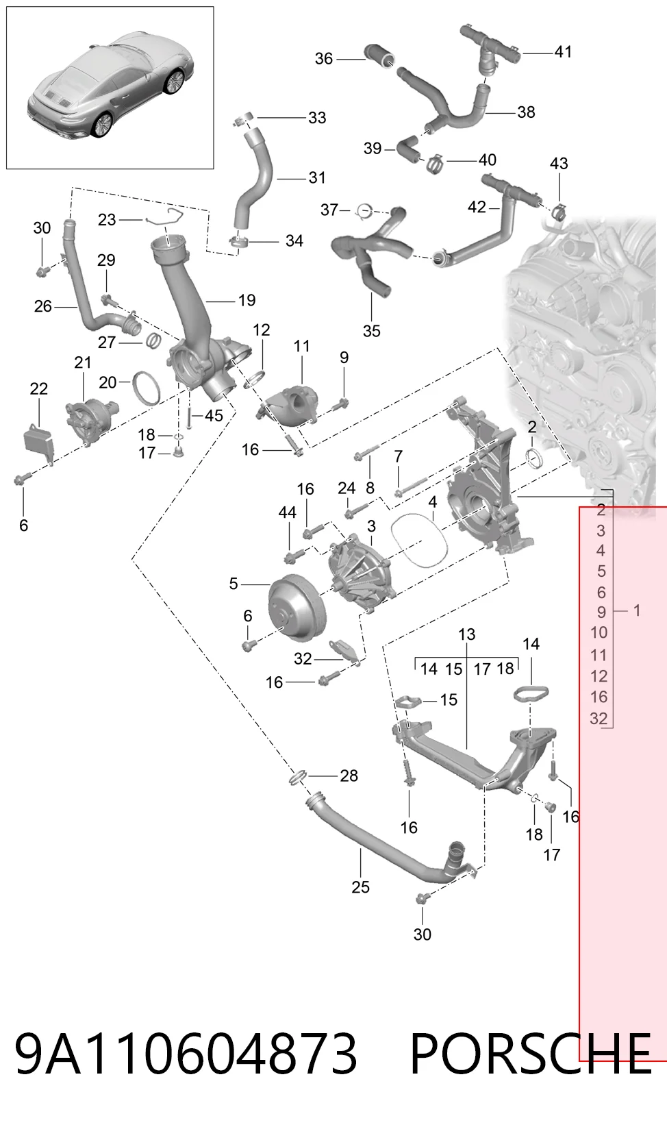 9A110604873 Porsche