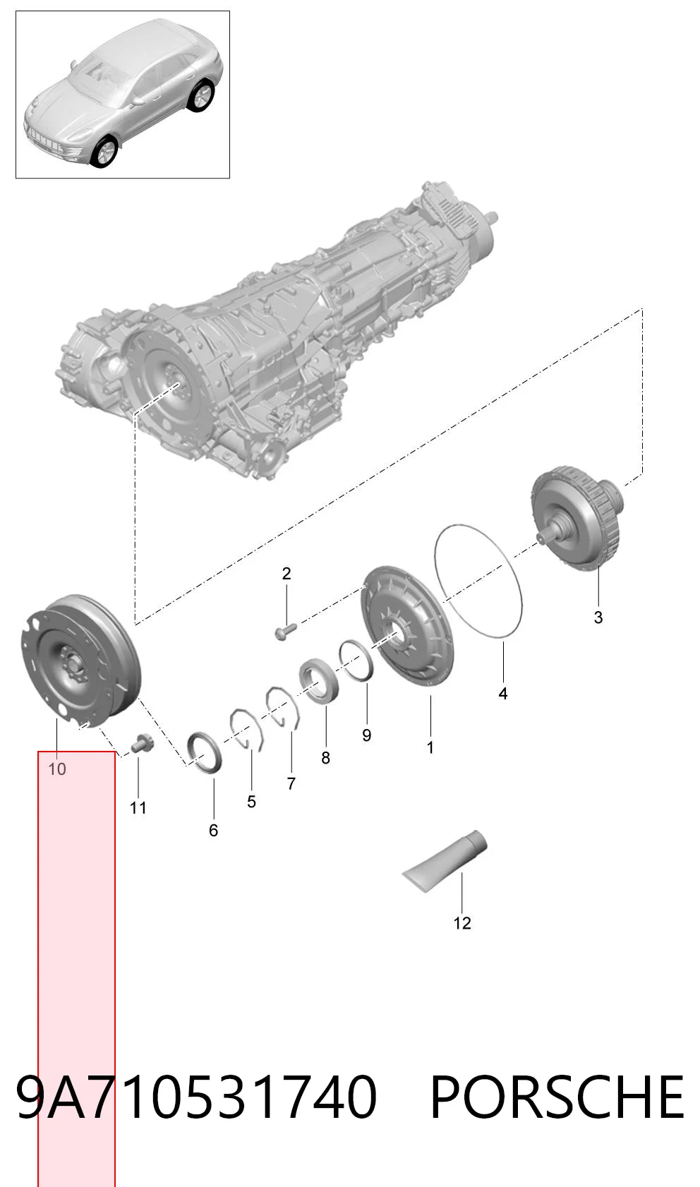 9A710531740 Porsche