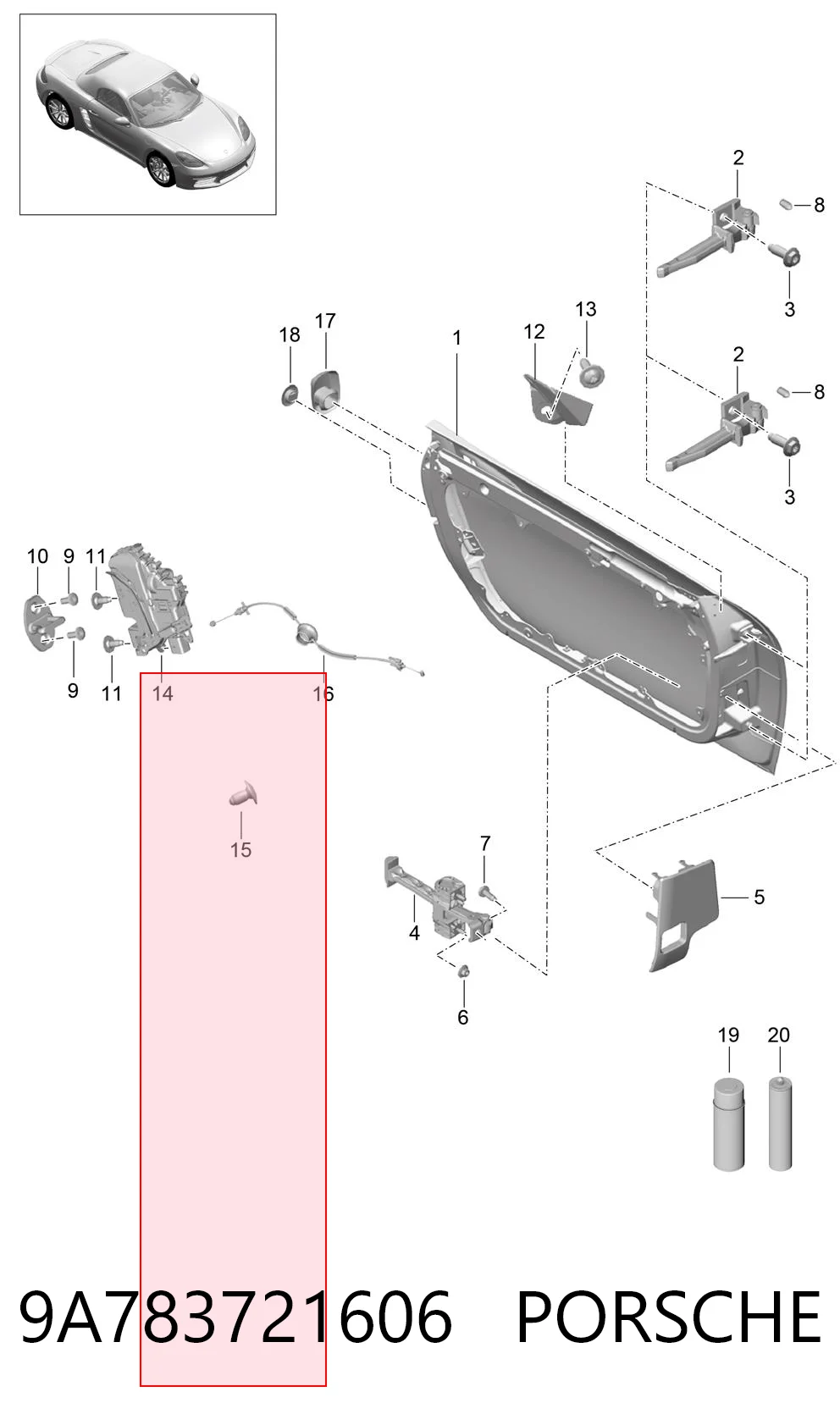 9A783721606 Porsche
