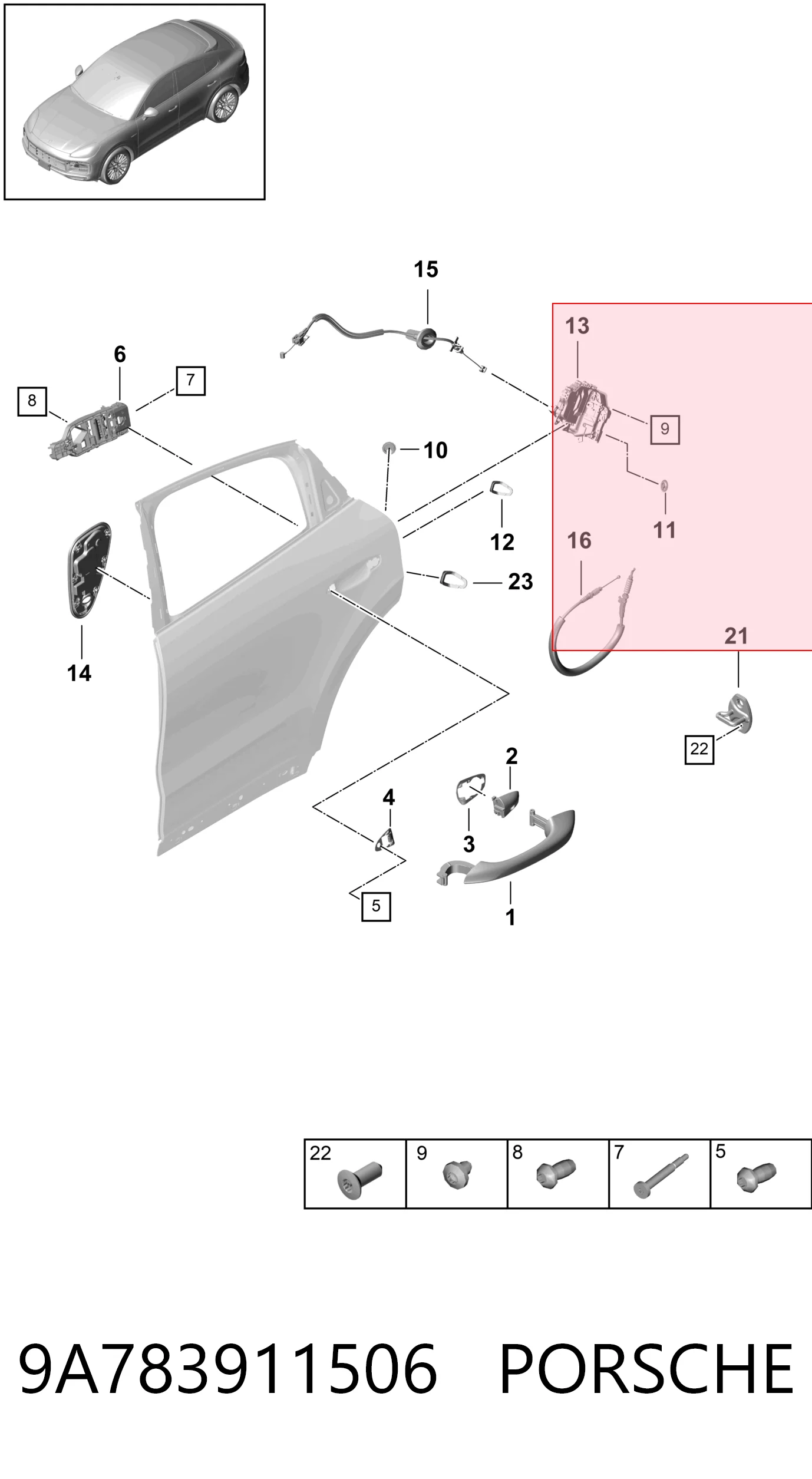 9A783911506 Porsche