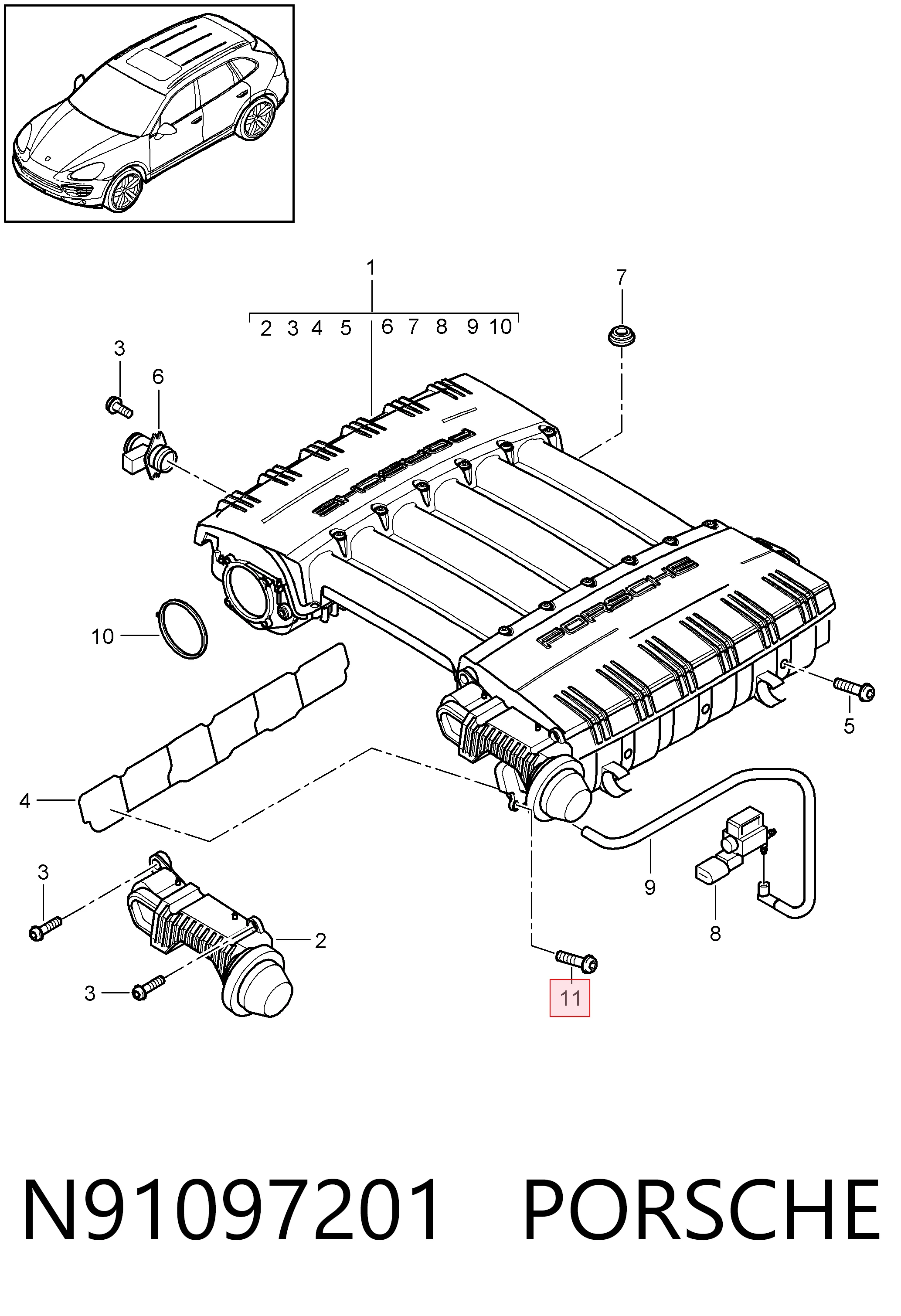 N91097201 Porsche