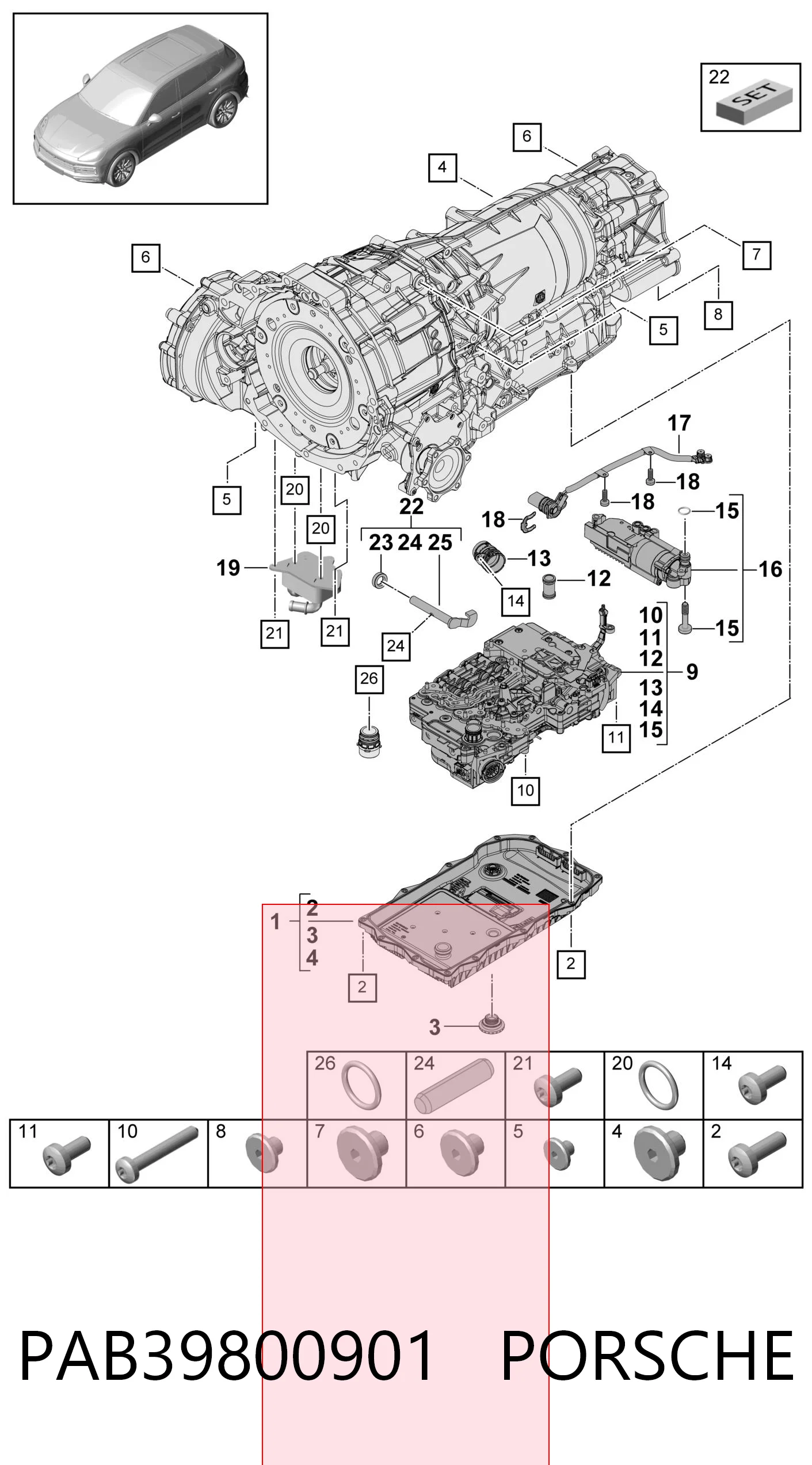 PAB39800901 Porsche