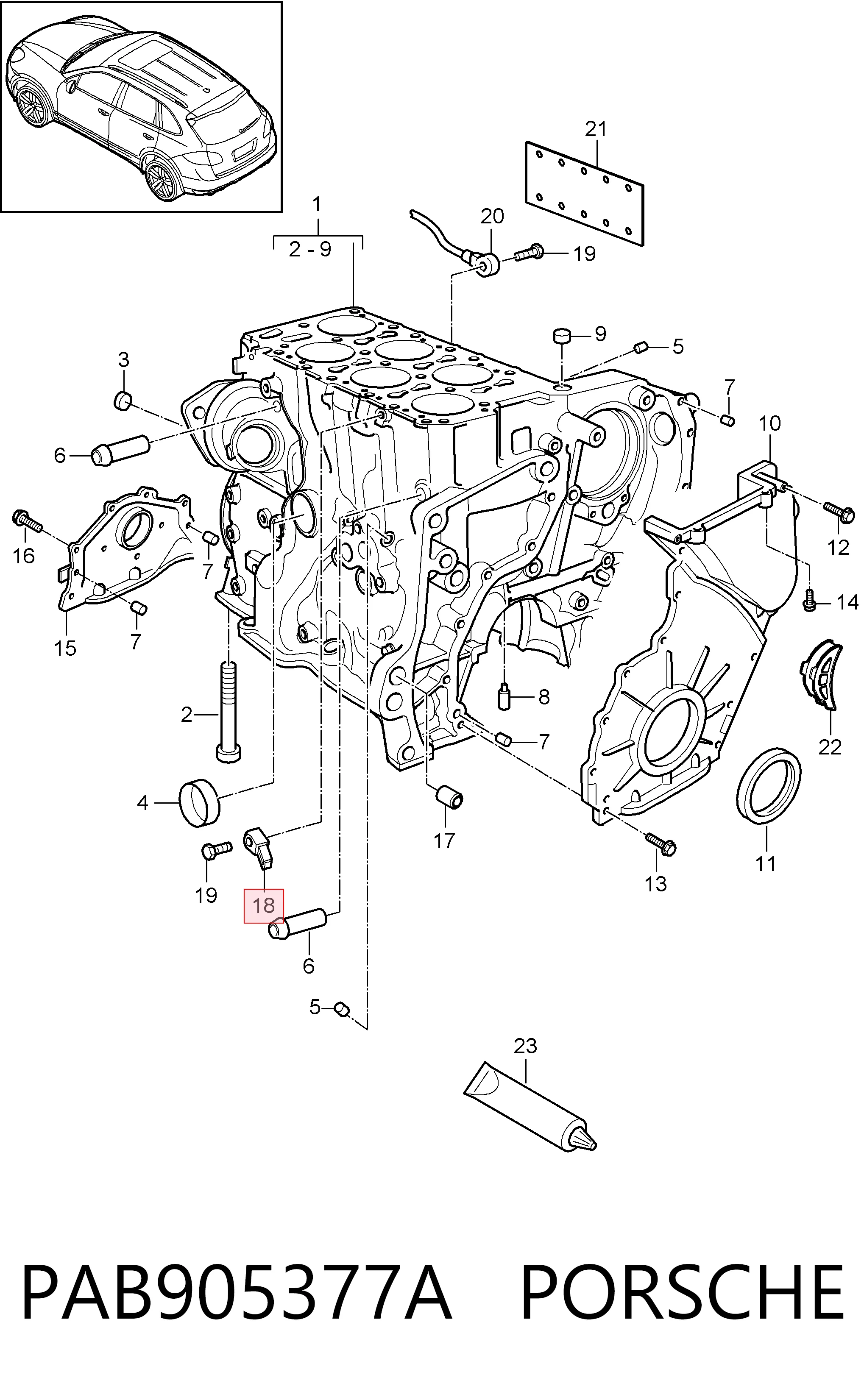 PAB905377A Porsche