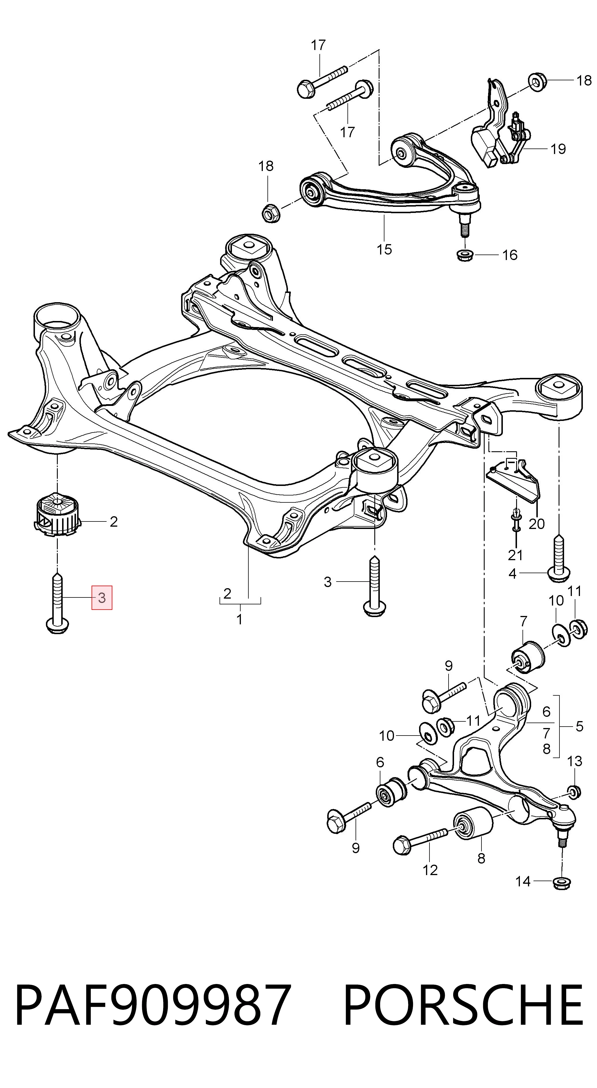 PAF909987 Porsche