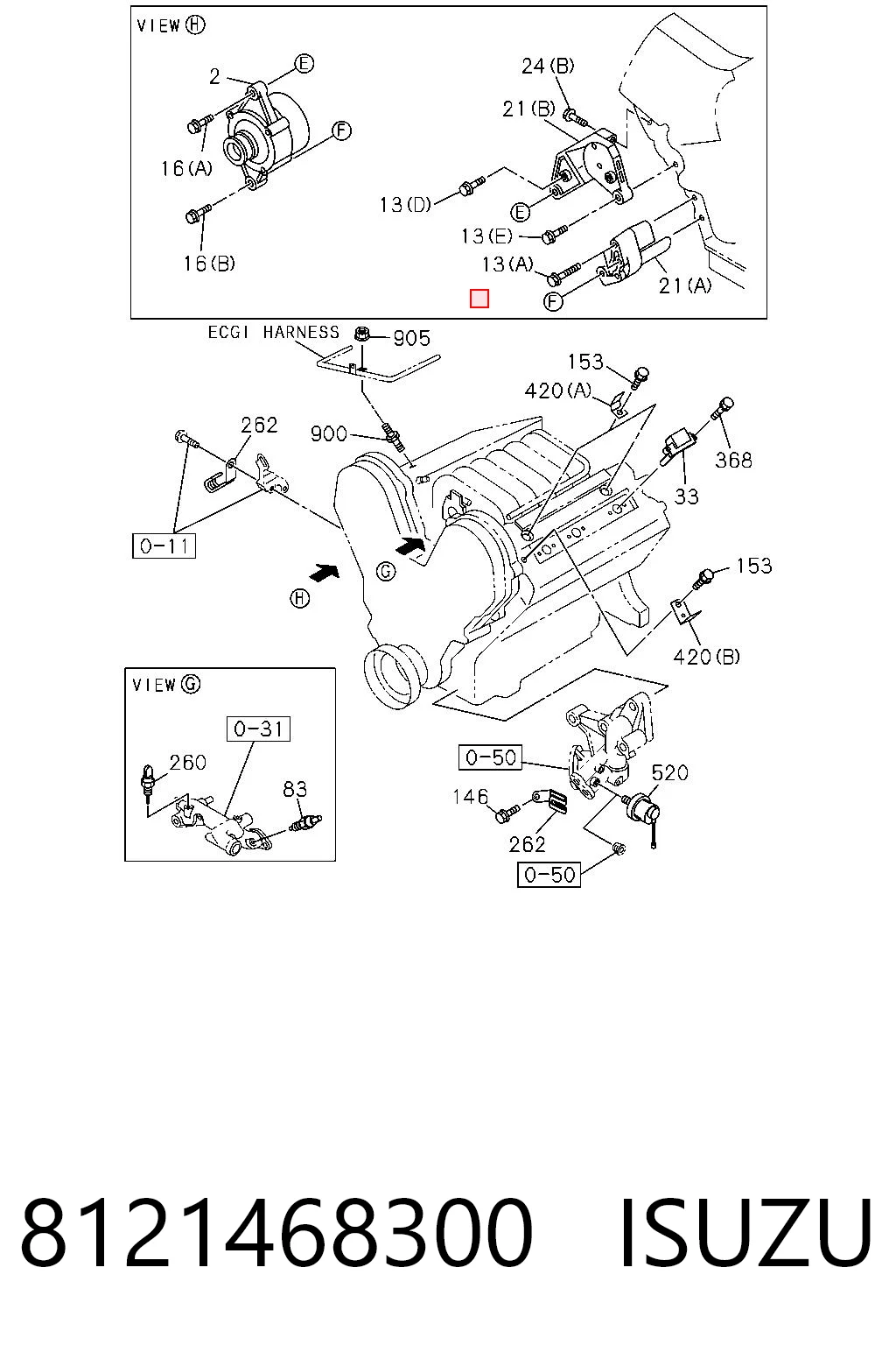 8121468300 Isuzu 