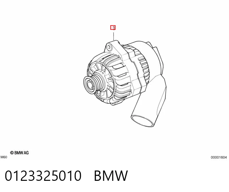 0123325010 BMW Gerador