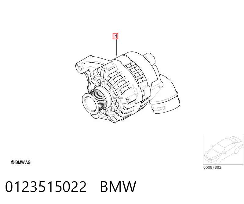 0123515022 BMW Gerador
