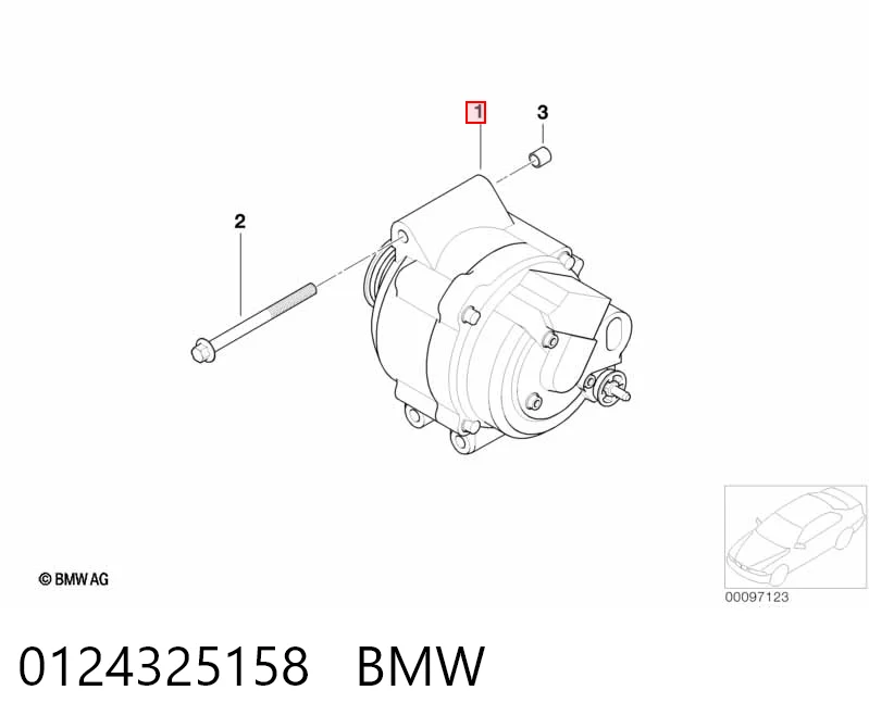 0124325158 BMW Gerador