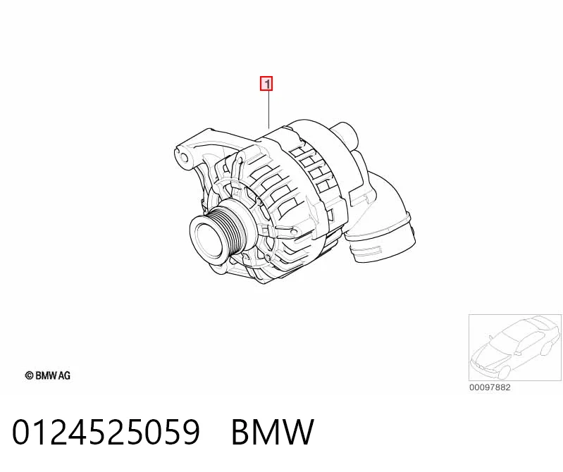 0124525059 BMW Gerador