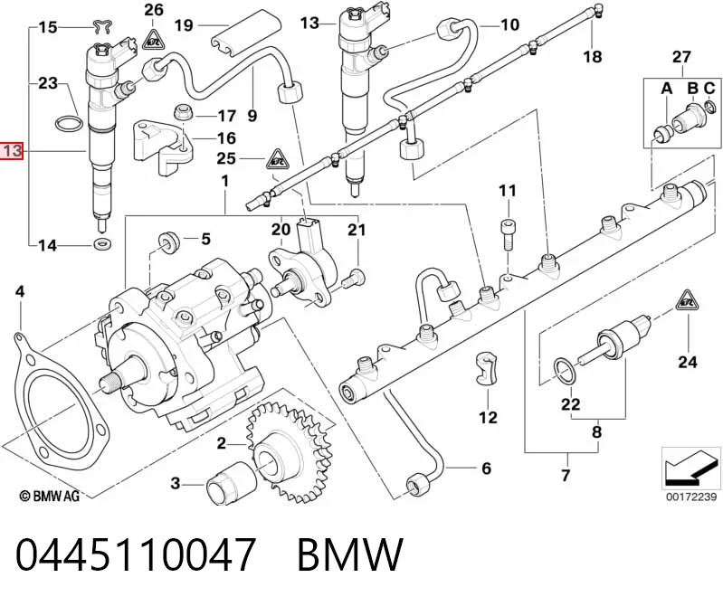 445110266 Bosch Injetor de injeção de combustível