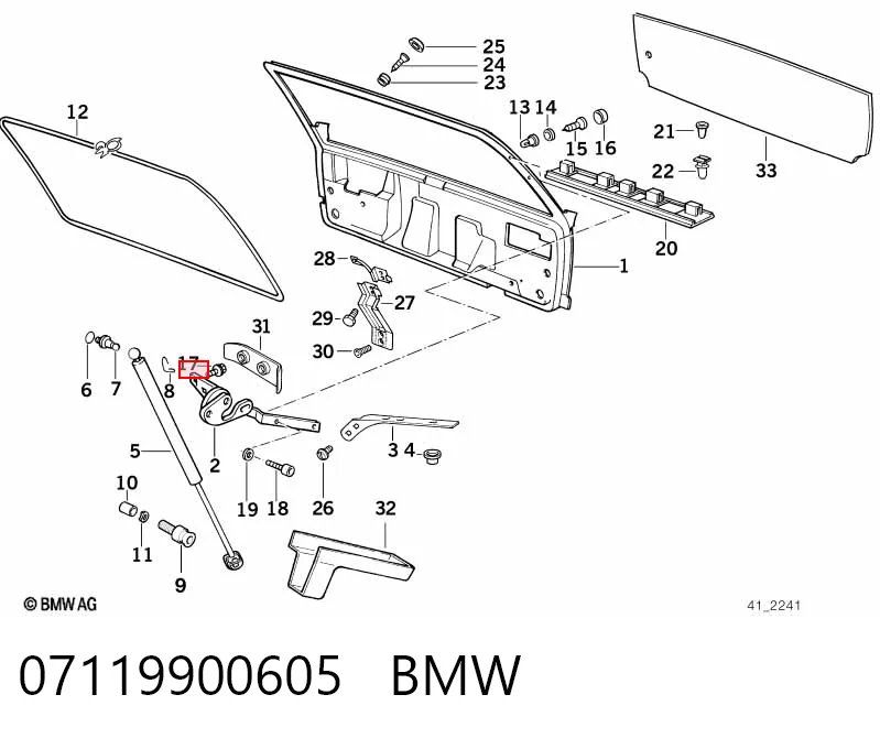 07119900605 BMW