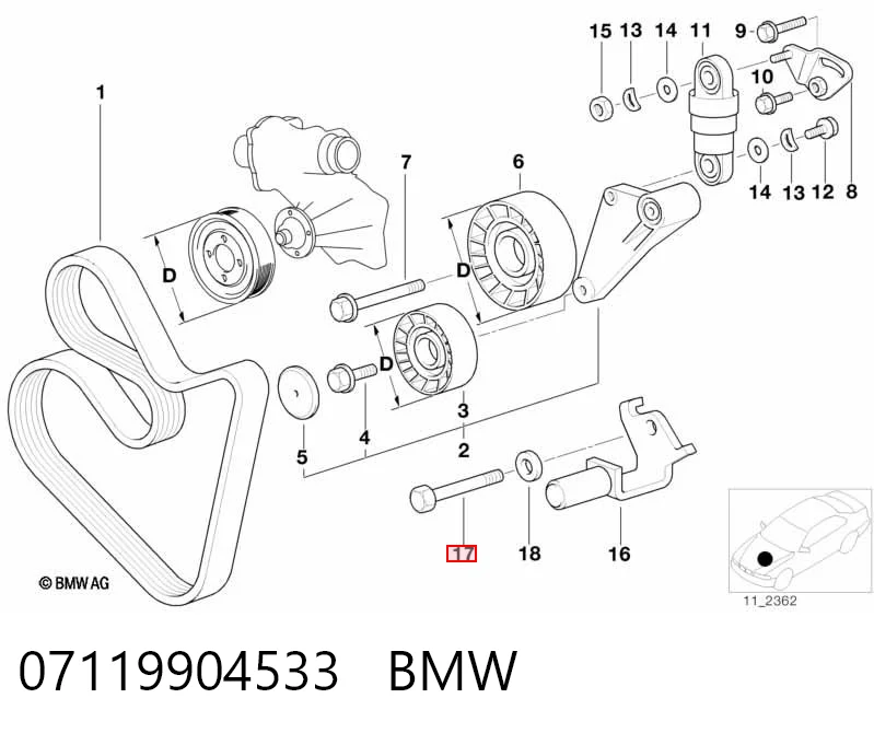 07119904533 BMW