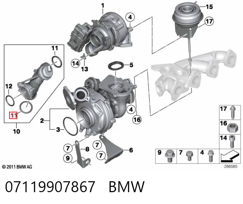 07119907867 BMW Vedante de tampa do gargalho de enchimento de óleo
