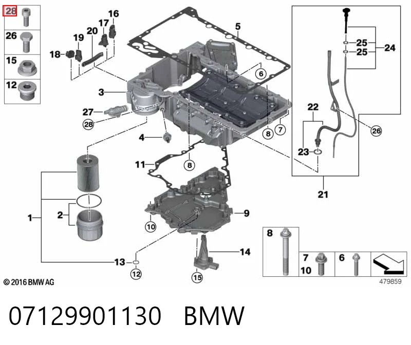 07129901130 BMW 
