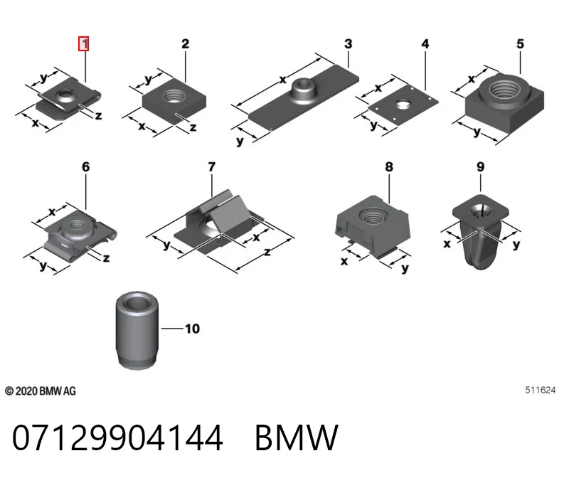 07129904144 BMW