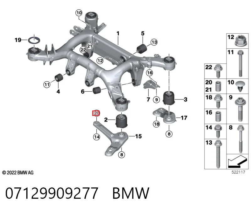 07129909277 BMW 