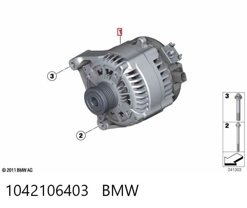 1042106403 BMW Gerador