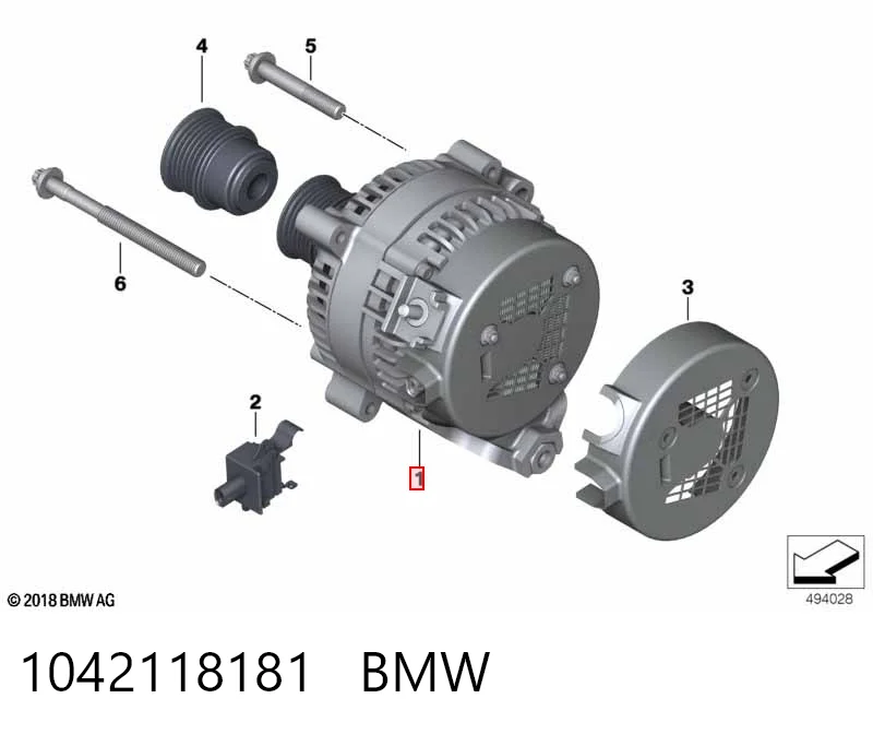 1042118181 BMW Gerador