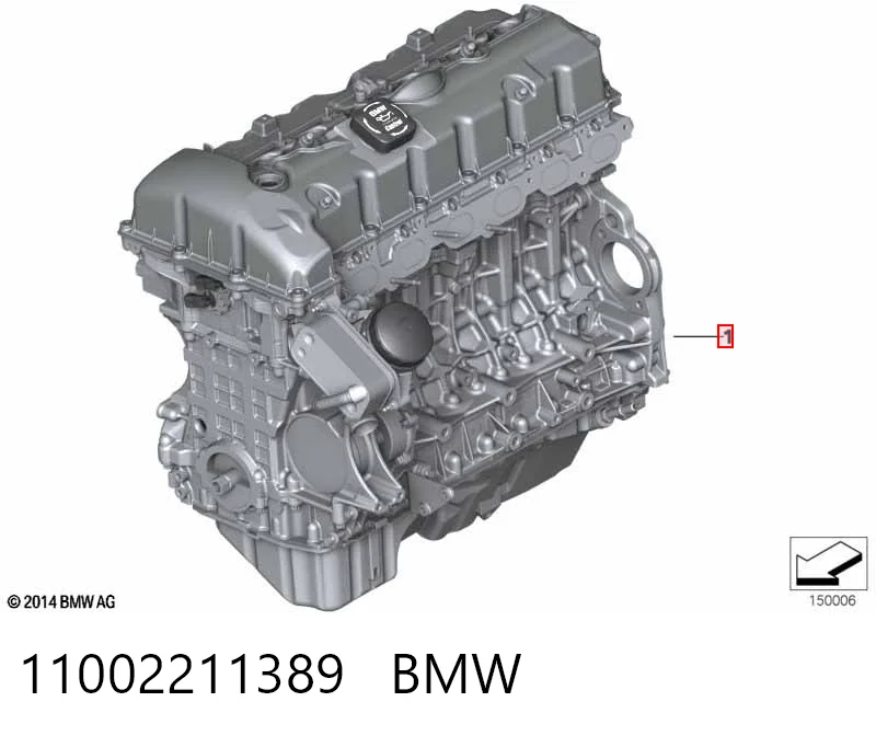 11002211389 BMW Motor montado