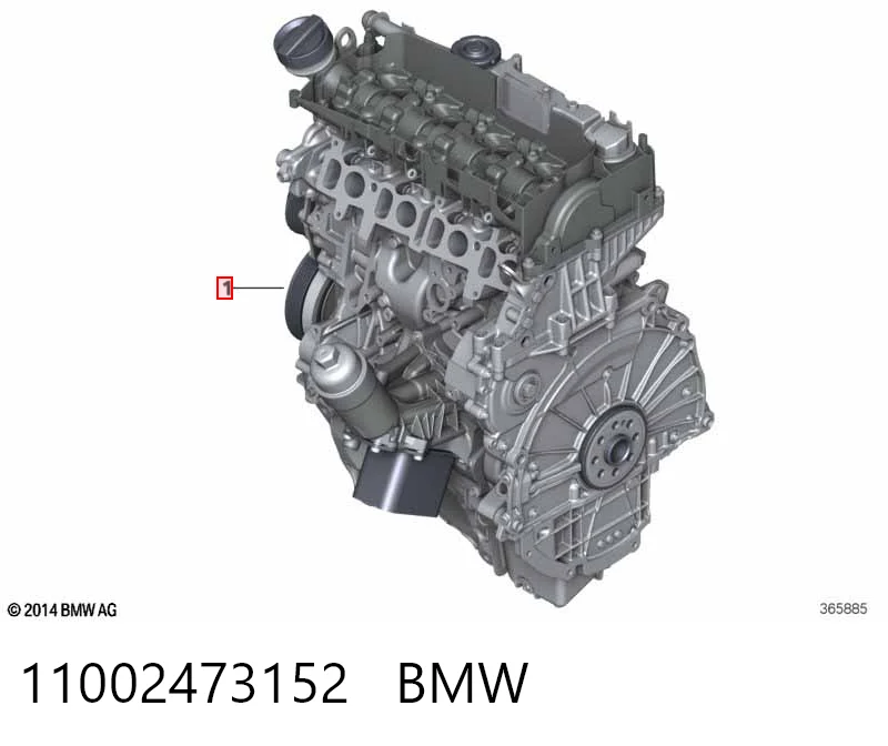 Motor montado BMW 1  F21