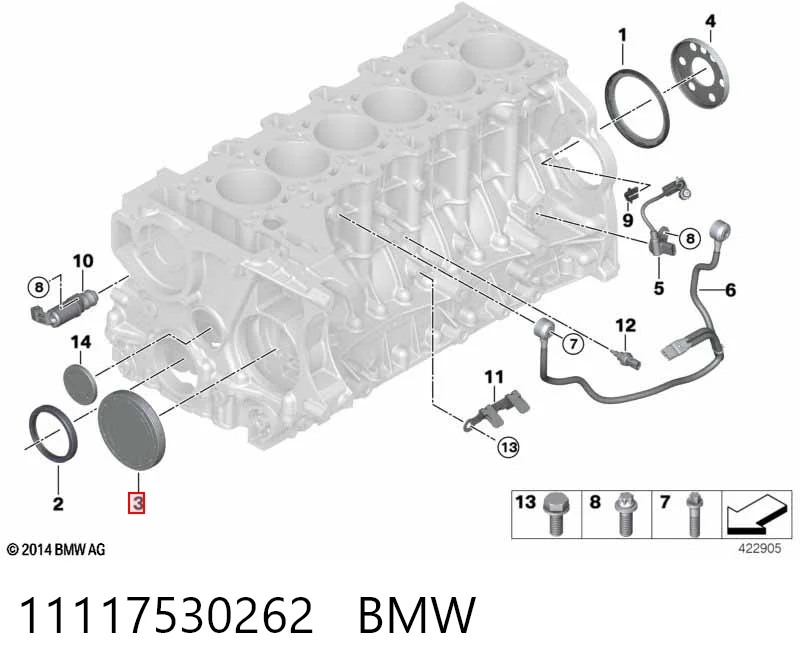 Compre Tampão CBC/do bloco de cilindros BMW 1 