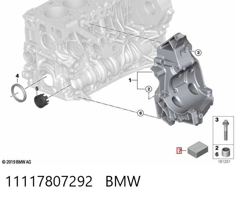 EG5012 Payen Kit inferior de vedantes de motor