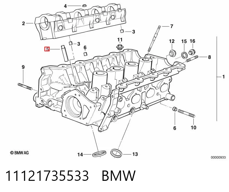Guia de válvula BMW 5  E60
