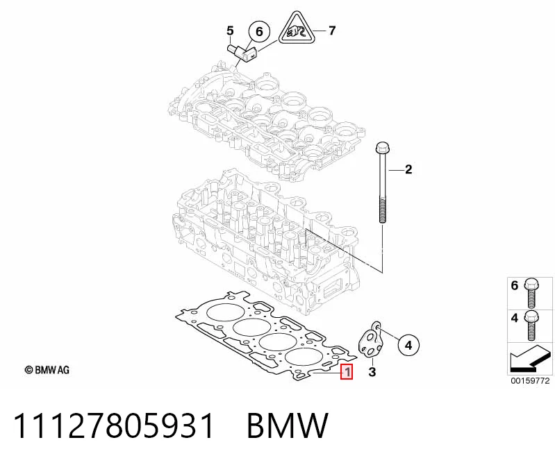 Vedante de cabeça de motor (CBC) Fiat/Alfa/Lancia 9643597080 preço, a partir de 46,21 USD