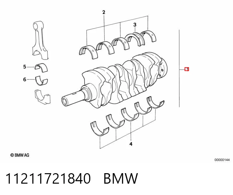 Cambota de motor BMW 11211721839 preço, a partir de 1897,94 USD