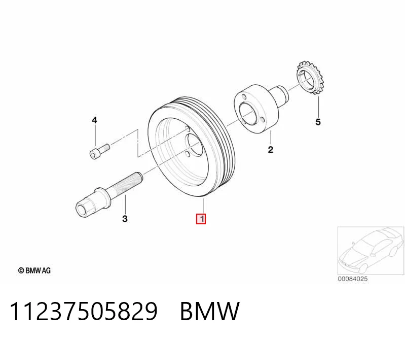 11237505829 BMW Polia de cambota