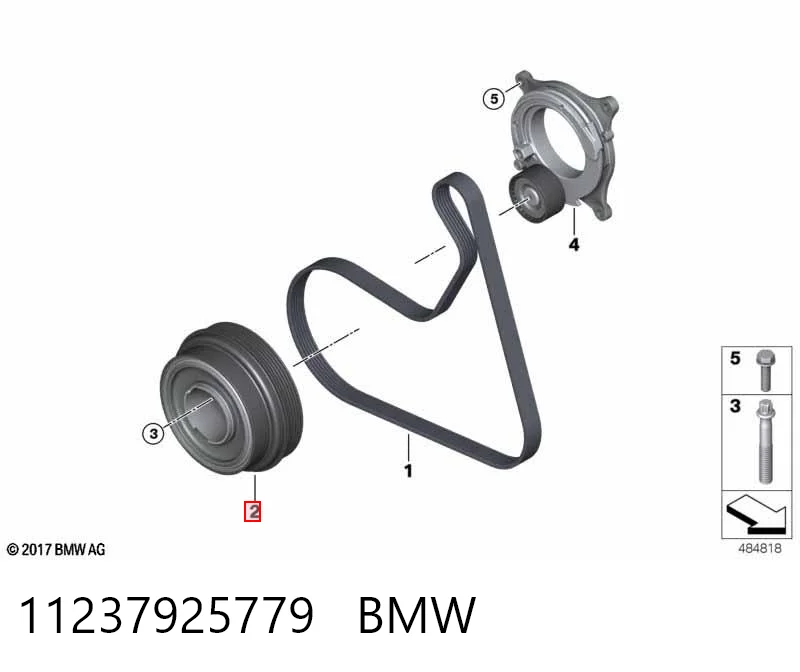 Polia de cambota BMW 1  F40
