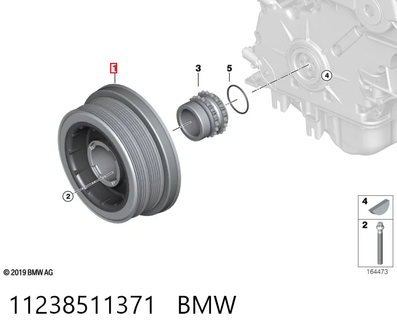 11238511371 BMW Polia de cambota
