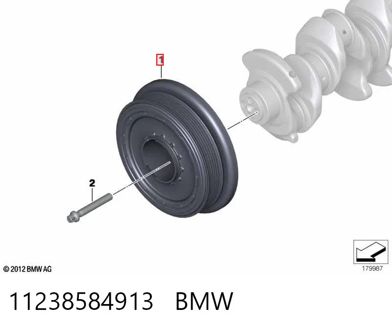 11238584913 BMW Polia de cambota