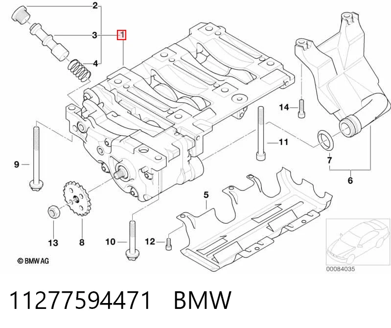 11277594471 BMW Bomba de óleo