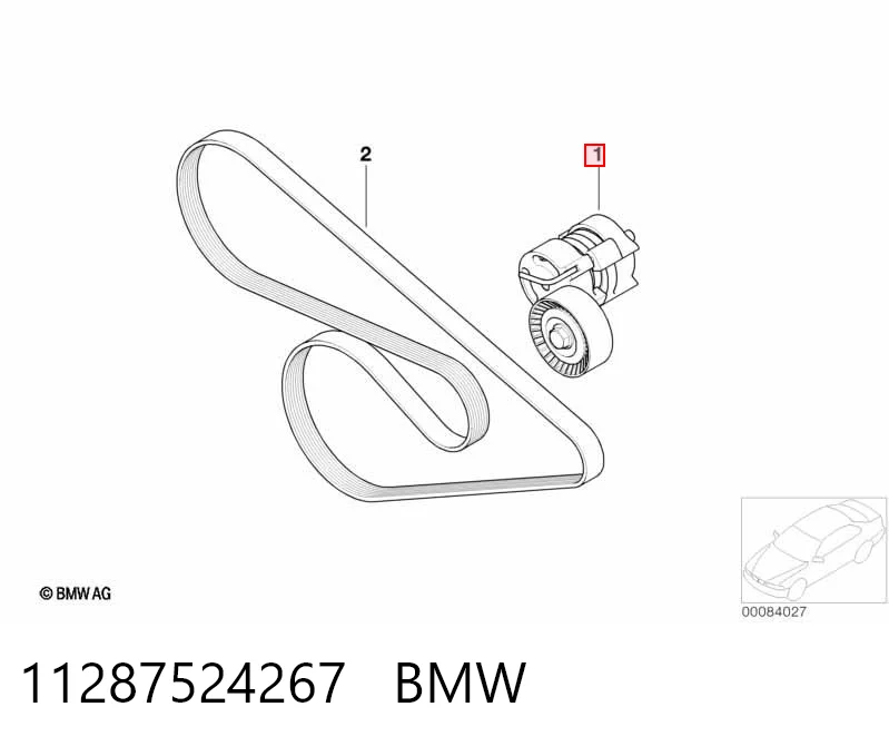 11287524267 BMW Reguladora de tensão da correia de transmissão