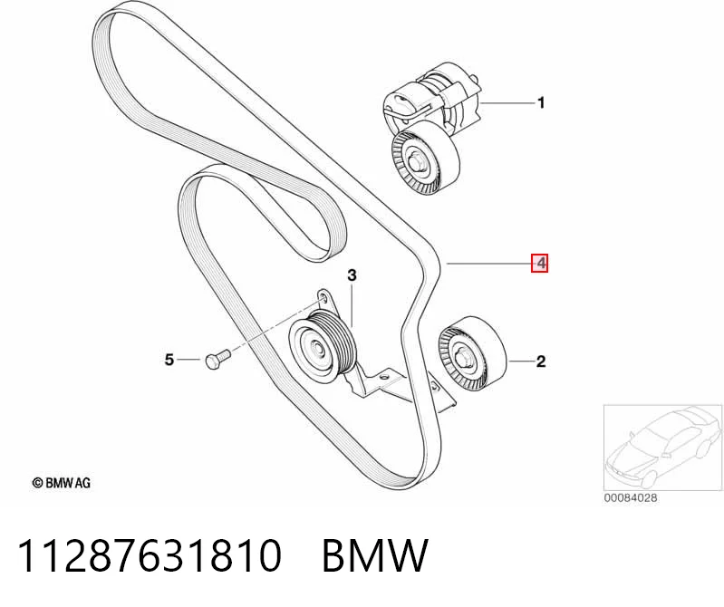 11287631810 BMW Correia dos conjuntos de transmissão