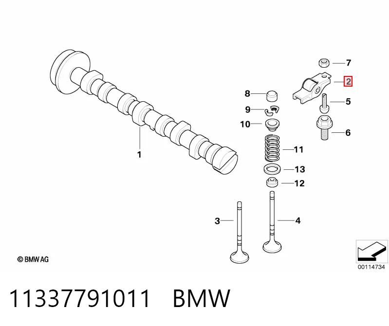 Balanceiro de válvula (balanceiro de válvulas) Toyota Yaris  SP90