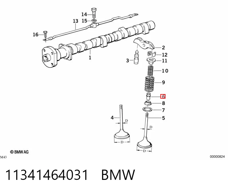 Vedação de válvula (coletor de óleo), admissão/escape, kit para um motor General Motors 7500713 preço, a partir de 7,63 USD