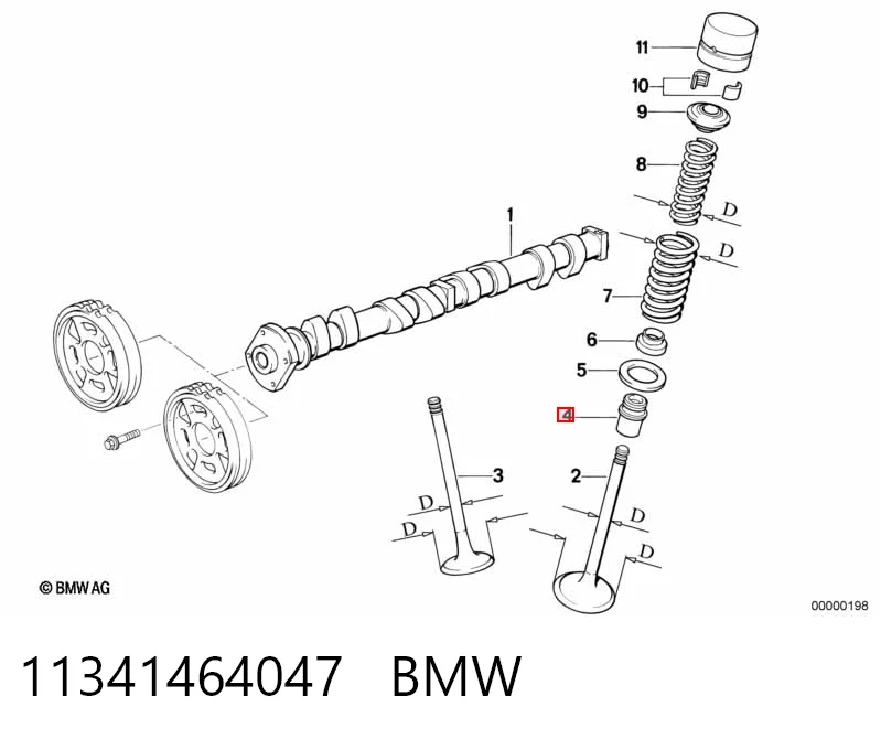Compre 7500713 General Motors Vedação de válvula (coletor de óleo), admissão/escape, kit para um motor
