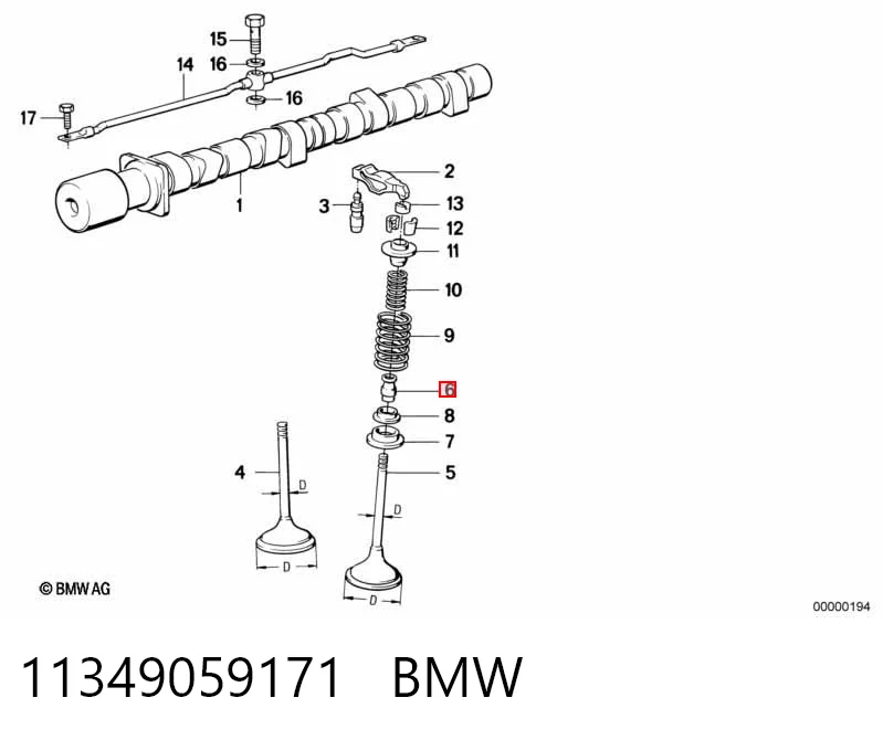 Vedação de válvula (coletor de óleo), admissão/escape, kit para um motor 7500713 General Motors